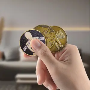 3-Piece Retro Metal Commemorative Coins with Anime Art - Non-Circulating Collectible Currency, Creative Celebration Item for Adult Anime Enthusiasts, Perfect Gift, Party Decoration