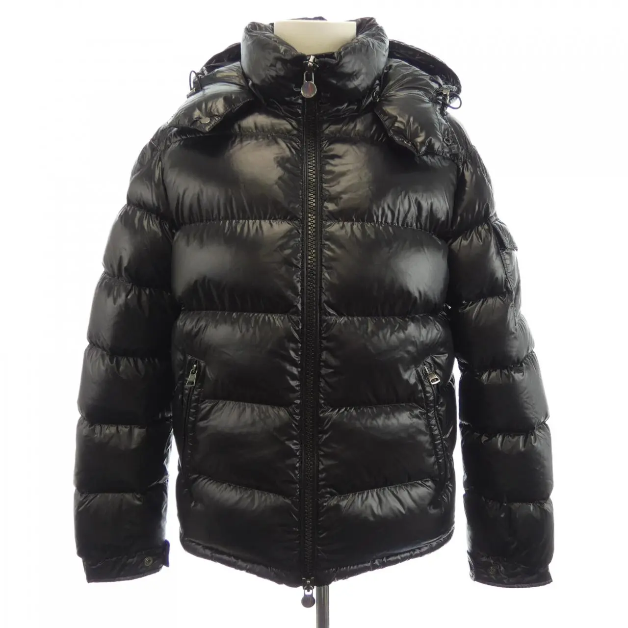 Pre-owned MONCLER Nylon Small Leather Goods Maya Down Jacket