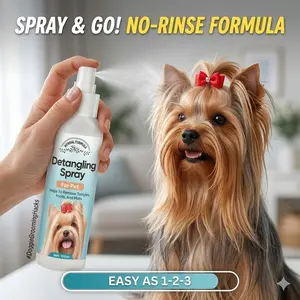 Detangling Spray for Pets | Helps Remove Knots & Mats – Natural Coconut Oil & Aloe Formula – 100ml