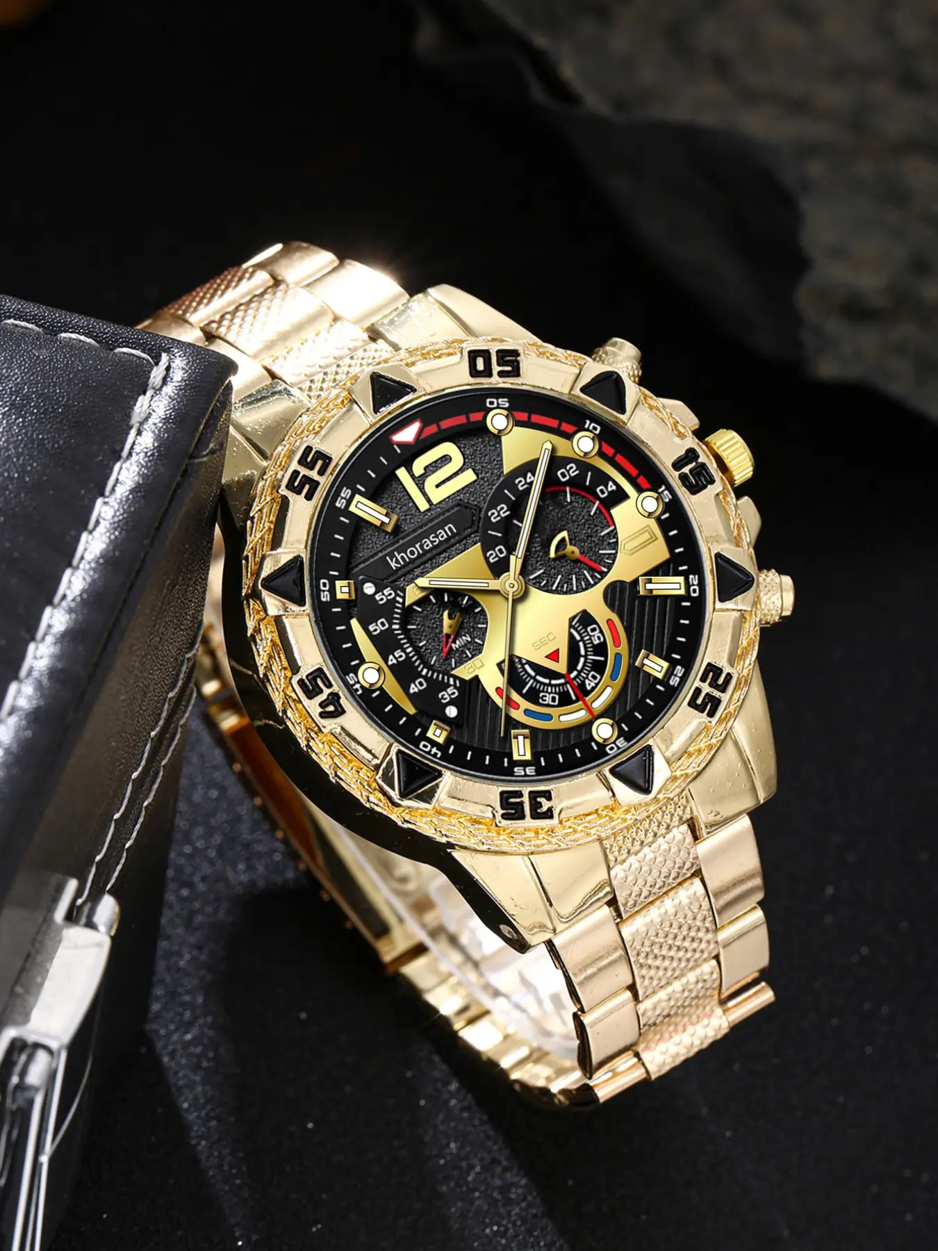 Men's Quartz Watch Silver/ Zinc Alloy Case, Analog Display, Multifunctional Timer, Casual Quartz Watch, Ideal for Commuting, Sports, Business, Quartz Wristwatch, Analog Quartz Watches