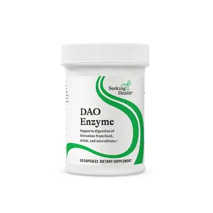 Seeking Health DAO Enzyme - Formerly Histamine Digest, DAO Enzyme Supplement for Histamine Food Intolerance, Supports Digestive Health, Upset Stomach