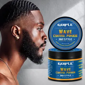 Wave Pomade for Men 360 Wave Training Cream - Strong Hold, Water-Based, Easy Wash, and Moisturizing Hair Grease Fathersdaygift Nourishing Moisture