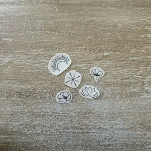 Extra Small Variety fine line temporary tattoos