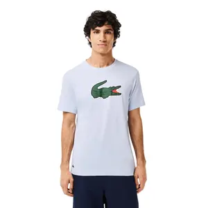Lacoste Ultra-Dry XXL Logo Activewear T-Shirt, Breathable Sports Top for Intense Exercise, Gym & Athletic Top