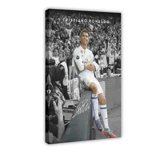 Football Cristiano Ronaldo VIII Canvas Poster Wall Art Decoration For Home Bedroom Office Living Dorm Room Decor Boys Girls Gift