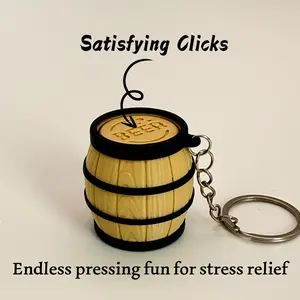 Satisfying Beer Barrel Clicker 🍺 | 3D Printed Mechanical Fidget | Crisp Haptic Sound | Stress Relief & Anti-Anxiety | The Ultimate Beer Lover's Desk Toy Stress Relief Fidgets
