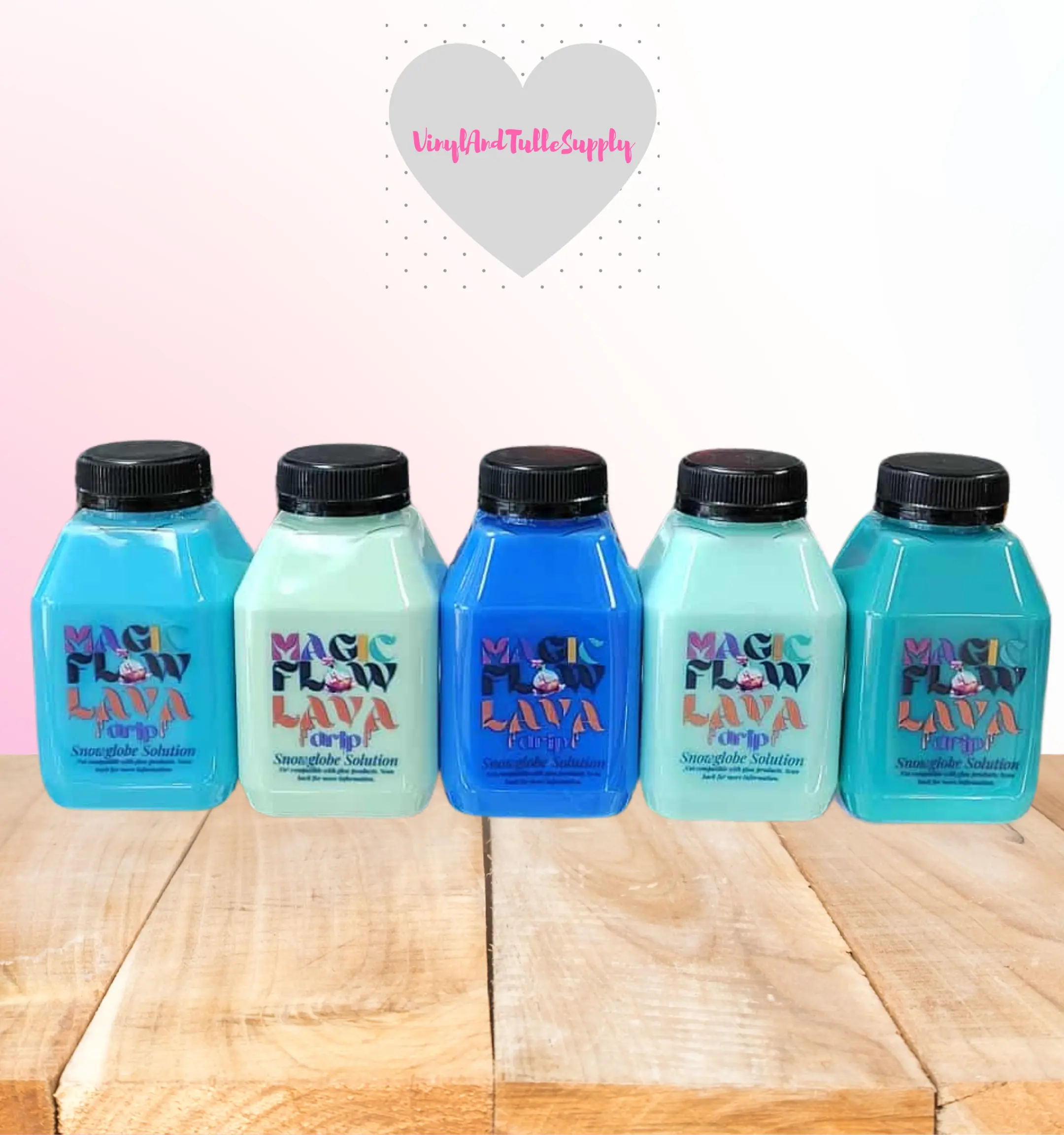 Magic Flow™ Lava Drip Premixed Solutions - Midnight Ocean Blues Bundle