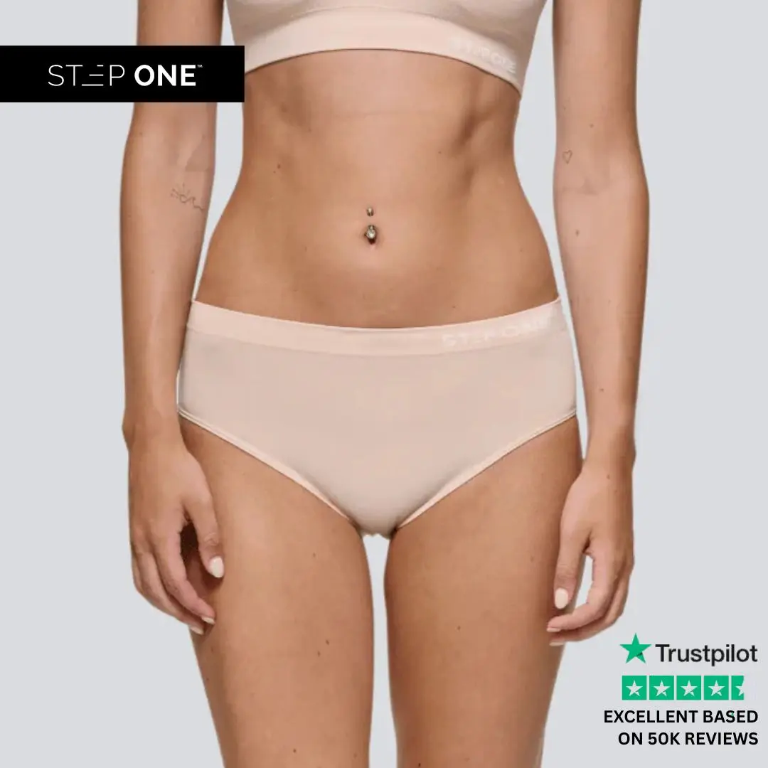 Women's Seamless Luxurious Bamboo Briefs - Bamboo Viscose Bikini Knickers, Soft Breathable Minimalist Underwear for Casual All-Day Comfort, Light-Colored Briefs, Brief Cut, Soft Briefs