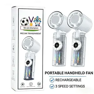 Special Edition 2026 Refrigeration Handheld TurboFan 4000mAh Battery 4.5 Hours 199-splay 5Level Control 3-Speed Adjustable Quiet Operation 3000mAh Rechargeable Digital Display Strong Airflow