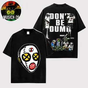 Rocky - Don't Be Dumb 2026 Merch For Asap Mob Fans High-quality Cotton T-Shirt, Rakim Mayers Fan Shirt Hip-Hop Shirt, Don't Be Dumb Tour Merch, Gift For Flacko Rap Fan Graphic Tee
