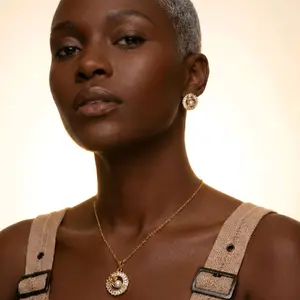 Fleur Stud Earring & Necklace set