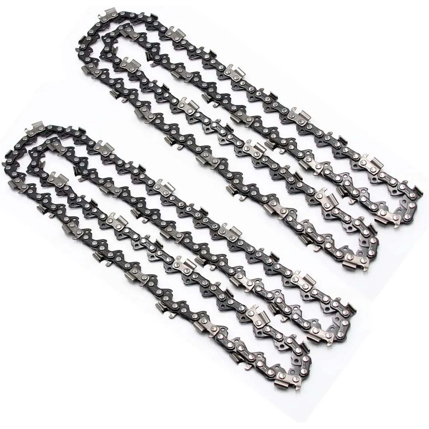 20 inches  Chain, 76 Drive Links, 0.325in Pitch 0.058in Gauge For Caton Origen Steele Chainsaws (2PCS)
