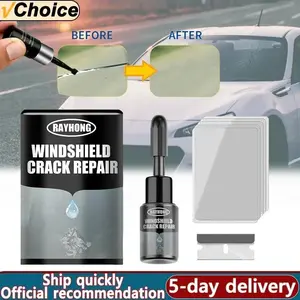 Windshield Crack Repair Fluid, DIY Car Window Repair Resin, Glass Curing Glue, Auto Windscreen Scratch Crack Restore Fluid, Windshield Crack Repair Kit, Windshield Repair Liquid