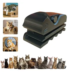 Multicolor Cat Scratching Board Cutter, Creative DIY Dual Size Cutting Tool for Corrugated Cardboard Projects, Durable Plastic for Cat Scratch Toys and Arts & Crafts