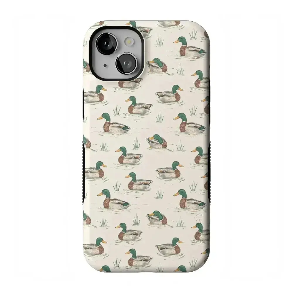 Casely iPhone 15 Case | The Boyfriend Collection | Mallard & Co. | Bold Protective Design | Compatible with MagSafe