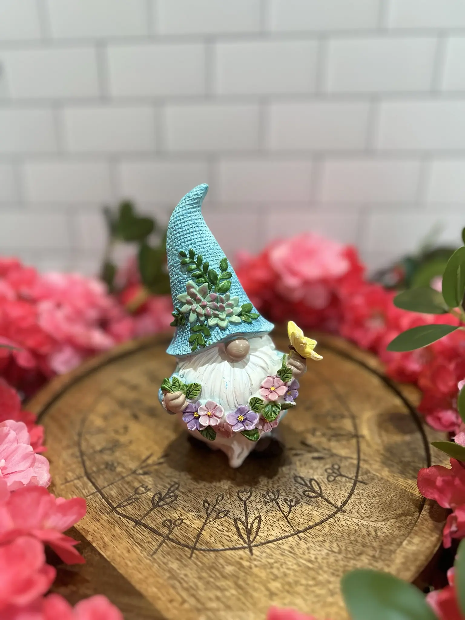 Gnome spring summer garden decor Gnome spring summer garden decor