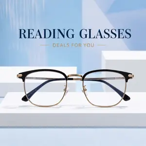 Ultra-Light Minimalist Reading Glasses, Blue Light Blocking Lenses, Comfortable Fit for Book Reading, Screen Time & Close Work