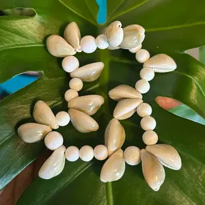 White Cowrie Shell Bracelet