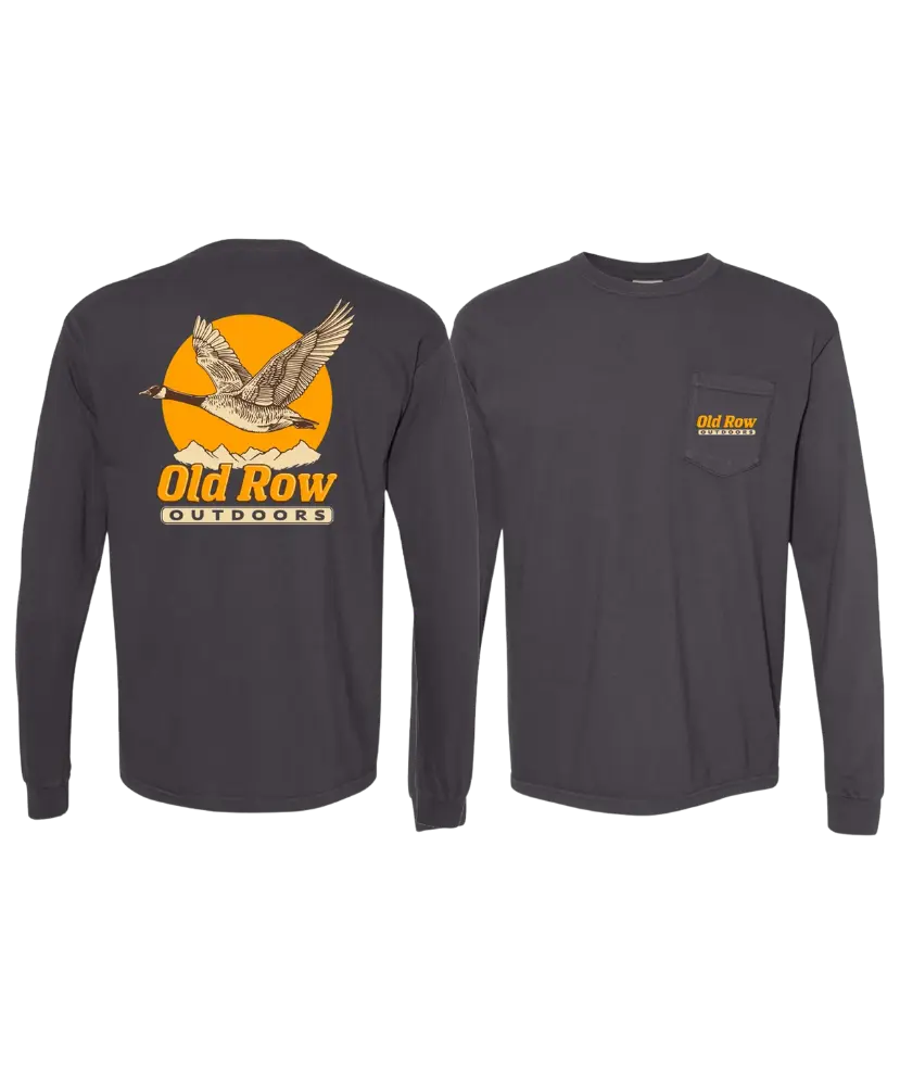 Old Row - Outdoors Goose LS Pocket Tee