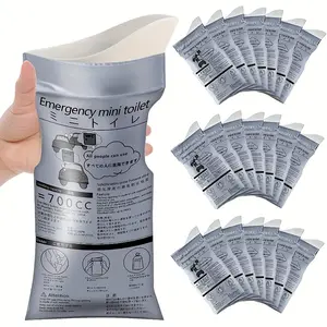 Portable Emergency Urine Bag - Self-Driving Car Accessory for Camping and Outdoor Emergencies - Convenient, Disposable, Mini Size Hiking Essentials