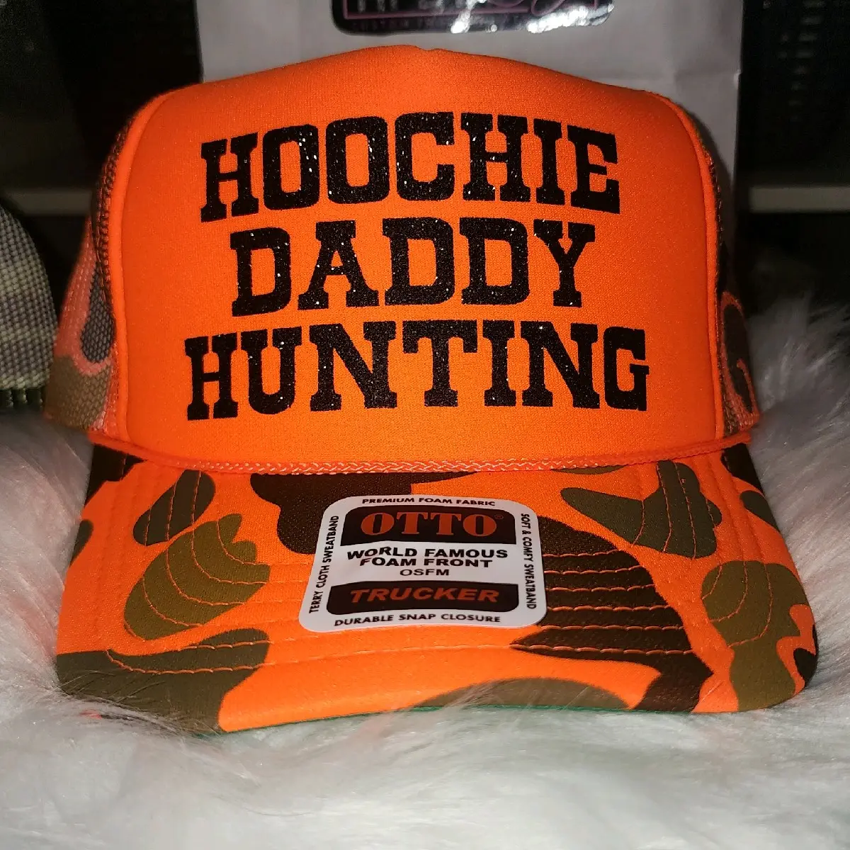 hoochie daddy hunting trucker hat trucker hat
