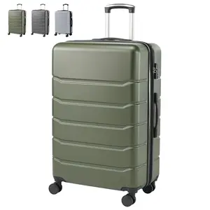 Sweetcrispy Hardshell Expandable Suitcase - 20/24/28 in, Lightweight ABS, 360° Spinner Wheels, TSA Lock, Durable Carry-On Luggage & Checked Bag for Travel