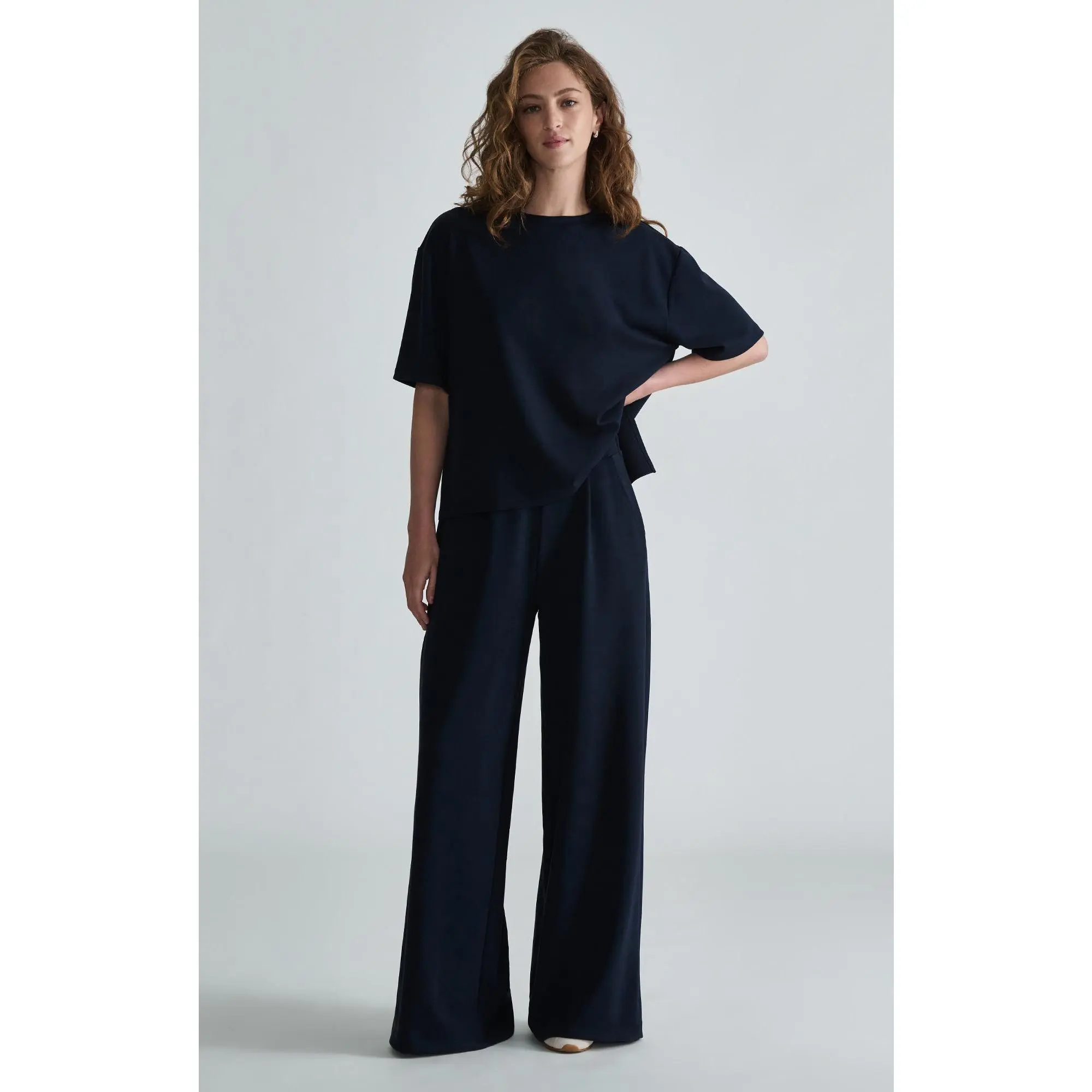 LUXE TOUCH TENCEL™ PANTS IN MEDIEVAL BLUE