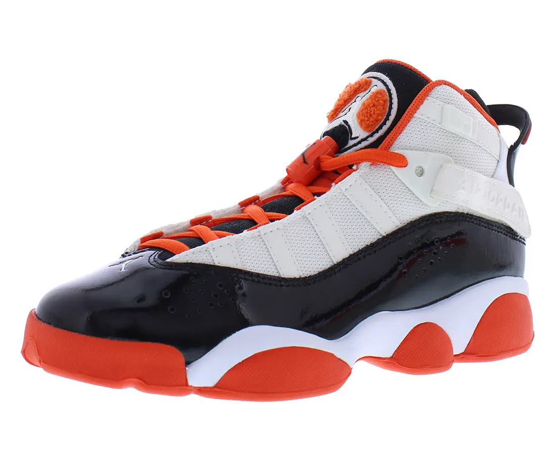 Nike Jordan 6 Rings GS Boys Shoes, Casual Trendy Trainers, Kids Outdoor Play, Laces