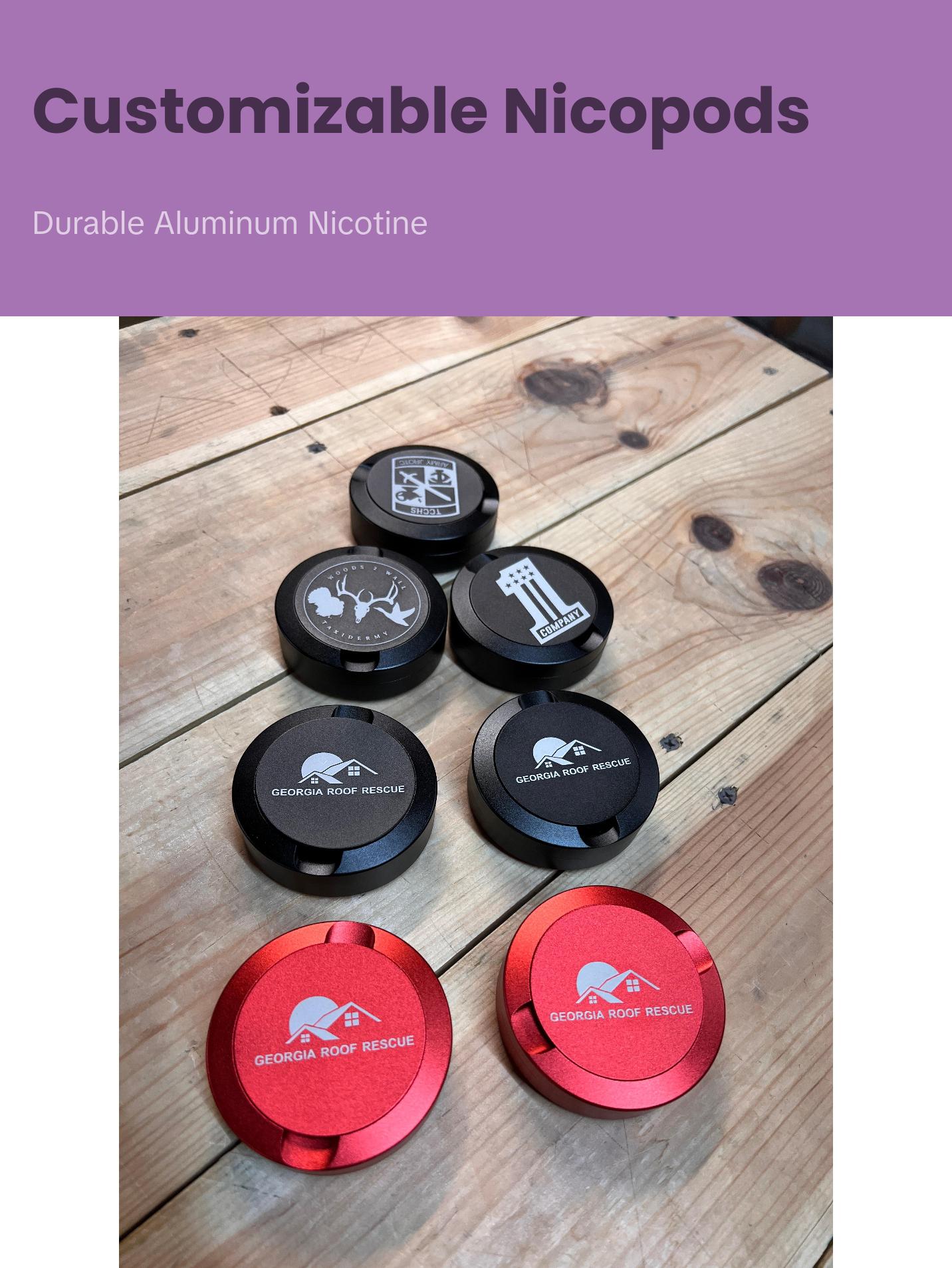 Nicotine Pouch Can - Original Product for Nicotine Use - Compact Design for Easy Storage and Transport