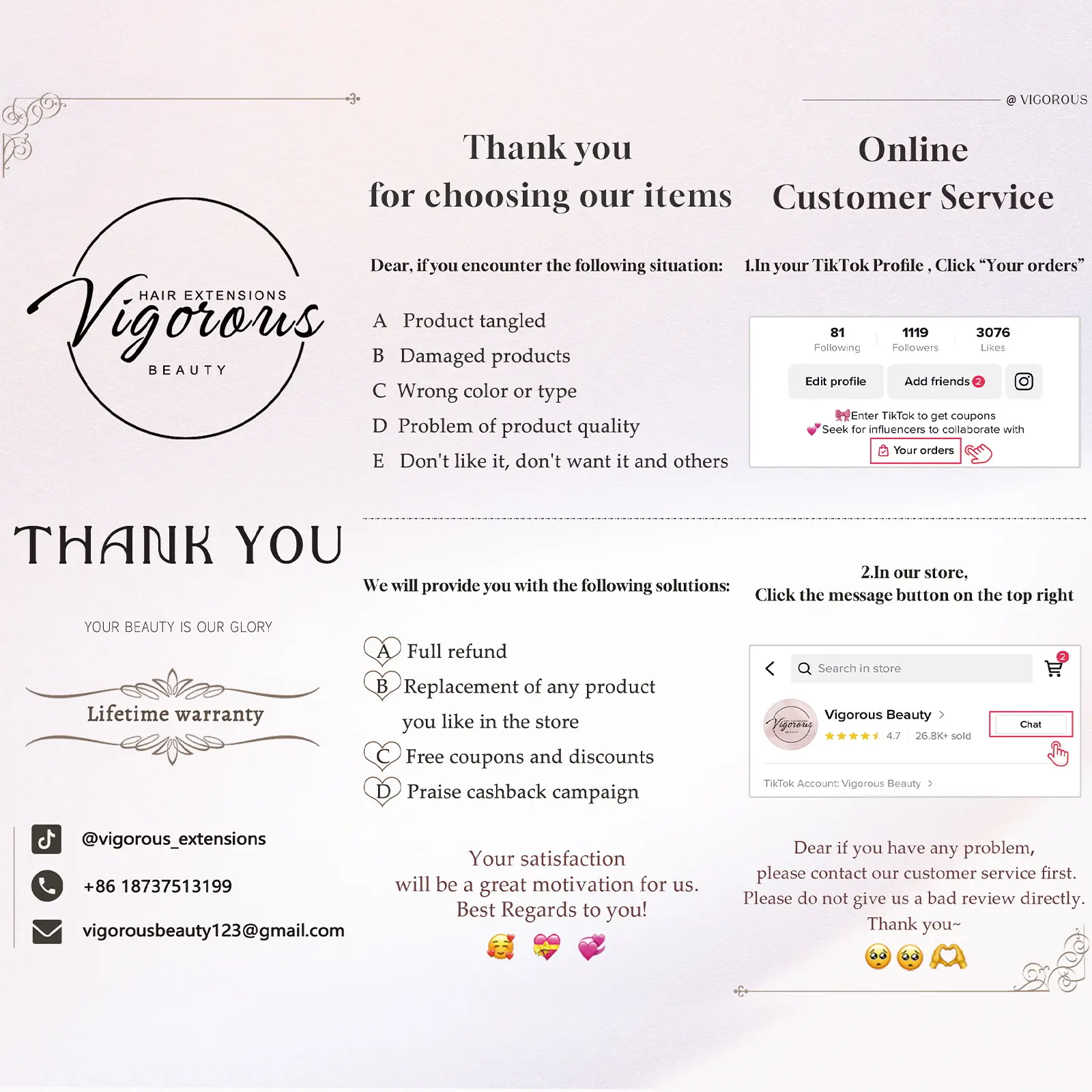 Vigorous Hair Extensions Gift