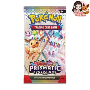 Prismatic Evolutions Booster Pack, Promo Card, Sleeves, Binder (Please READ the decription before buying!).