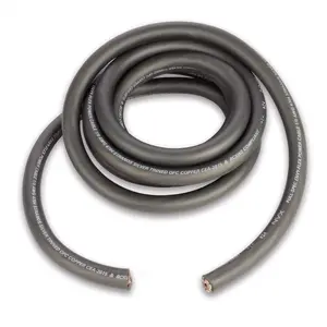 XW0GR10 10 ft. of Frosted Gray 1/0-Gauge True Spec 100% Oxygen-Free Copper EnvyFlex Power/Ground Wire