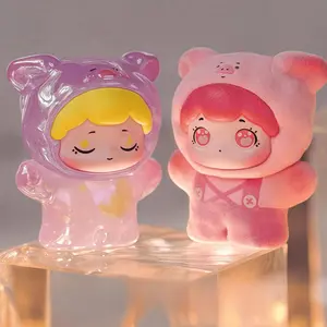 Random Color Cute Bear Design Blind Box, 1 Box Lovely Cartoon Bear Design Toy, Home Decor, Surprise Box, Birthday Gift