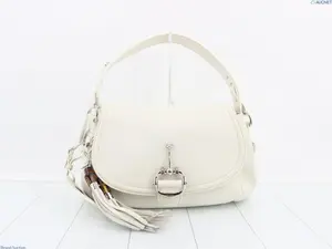 Pre-owned GUCCI leather Tote Bags Techno Horsebit Hobo Bag