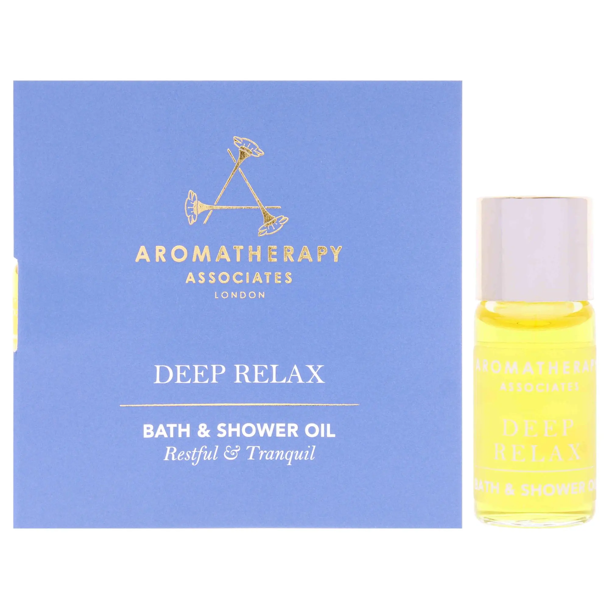 Deep Relax Bath And Shower Oil by Aromatherapy Associates for Unisex - 0.1 oz Shower Oil