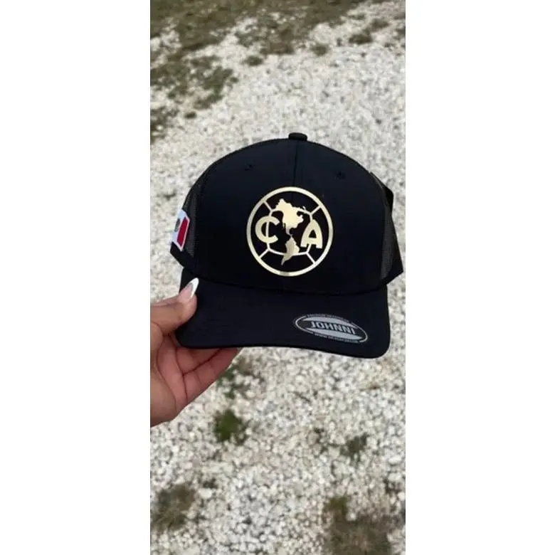 Club America Black Mesh Hat