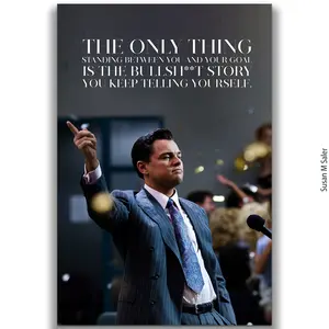 The Wolf of Wall Street - Jordan Belfort - Film Poster - Wall Art - Gifts for him - Cinema - Movies - Film