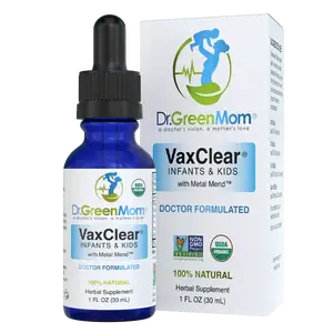 Dr. Green Mom VaxClear Liquid Drops | Daily Environmental Balance & Cellular Wellness Support | Gentle Herbal Botanical Blend