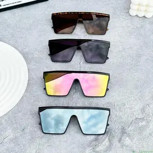 4-Pack Punk Style Polarized  For Men And Women – Oversized European And American Sports Shades With UV400 Protection, Trendy Fashion Eyewear For Riding, Driving, Golf, And Festival Outfits Vintage Tortoiseshell  outdoor glass blinged sunglasses fall ses