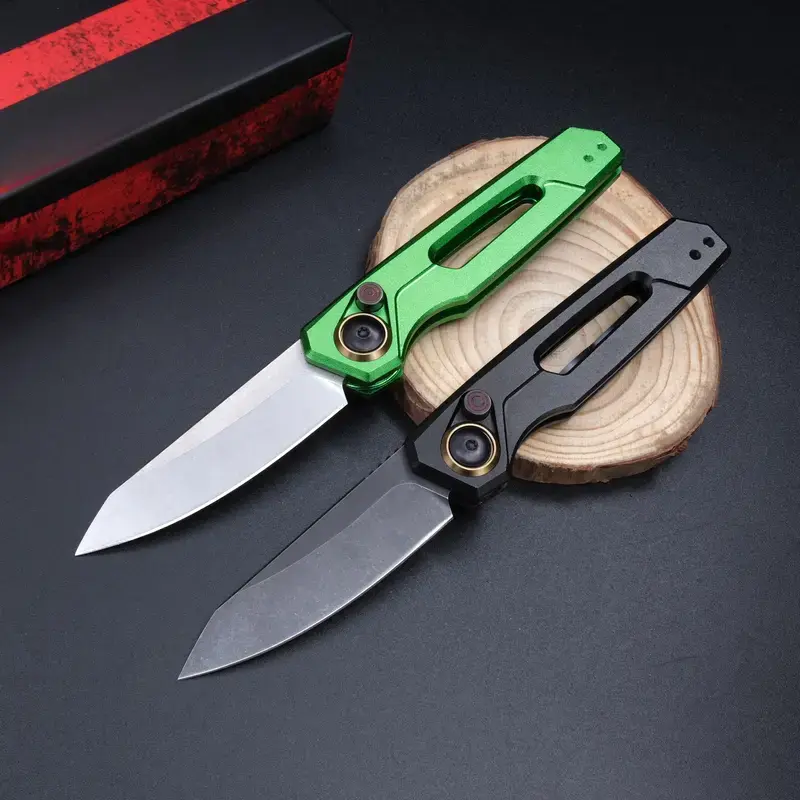Outdoor Folding Knife with Pure Aluminum Grip, CPM154 High Hardness Folding Blade, Compact Form for Camping & Driving, Sharpness and Longevity EDC Tool, Ideal Gift for Enthusiasts