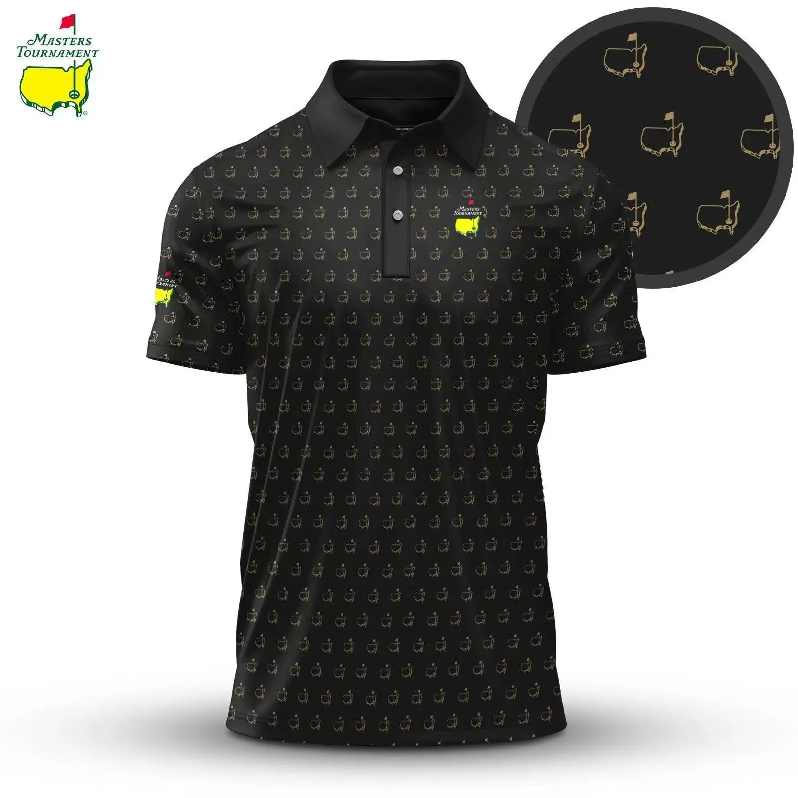 2026 Masters Style Golf Polo Shirt Mens Performance Lightweight Shirt