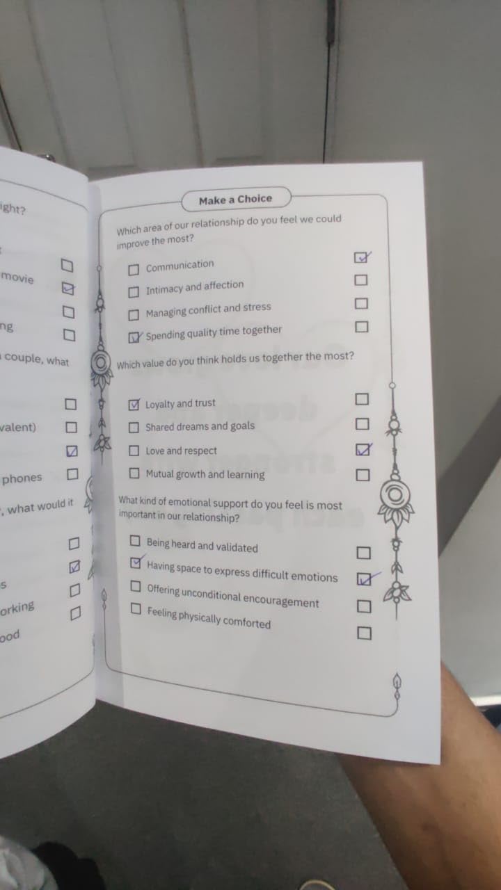 Couples Journal for Him and Her to Fill Out Together: Fun and Deep Questions to Enjoy, Reflect and Strengthen Your Relationship | Bucket Lists to Create and Record Your Adventures Paperback – September 5, 2024