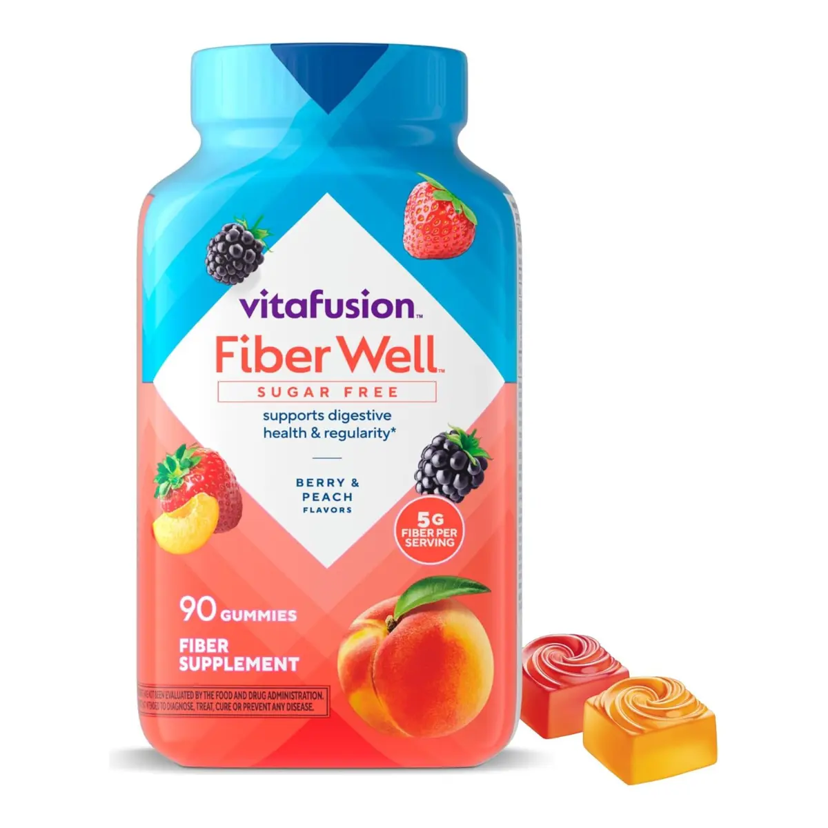 Vitafusion Fiber Well Gummy Vitamins, 90 Count (Packaging May Vary) Vitafusion Fiber Well Gummy Vitamins, 90 Count (Packaging May Vary)