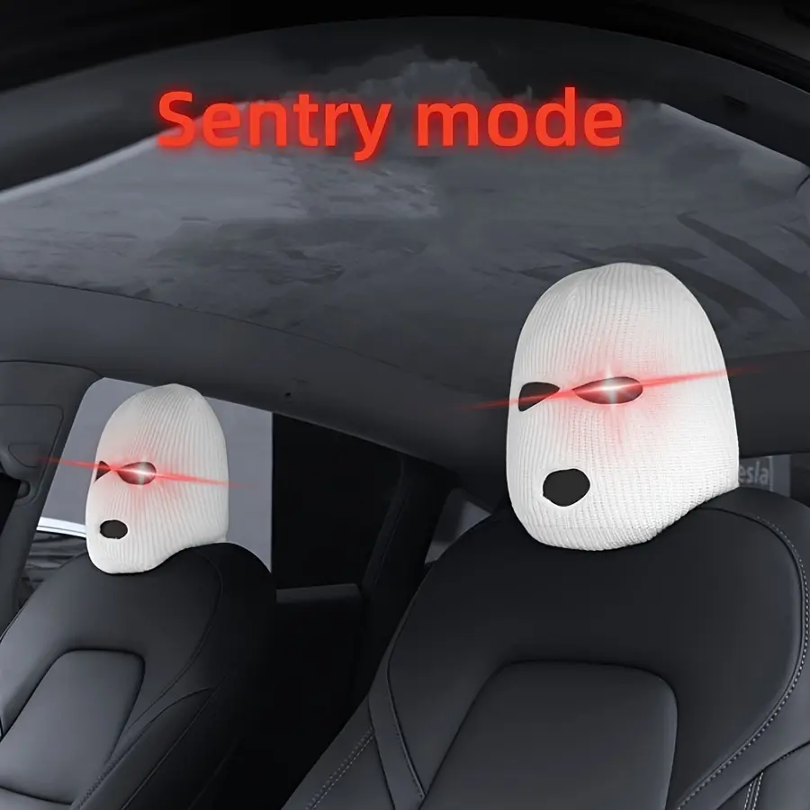 2PCS Car headrest seat cover, personalized, funny and fun, universal in car head cover, Car Accessories, Car Interior Decoration, Decoration, Car Interior Accessory