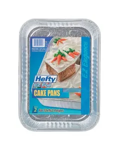 EZ Foil Z94944 Foil Rectangular Cake Pan Aluminum - 13 x 9 x 2 in. - pack of 12