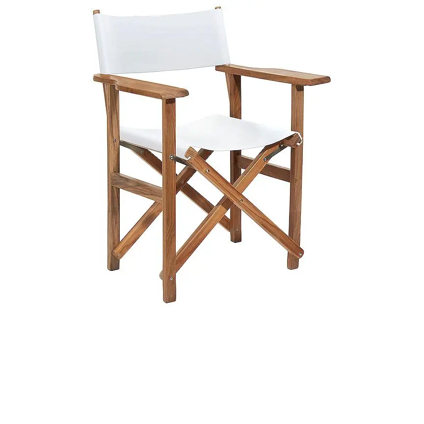 business & pleasure co. Directors Chair Table Height in Antique White