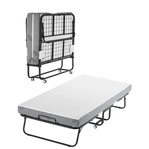 VEVOR Rollaway Bed Folding Bed with 5 in Foam Mattress for Adults and Guest