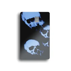 Ghostly Skull Fade Card Skin
