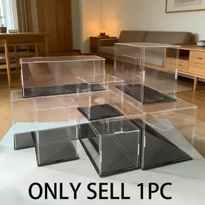 High Transparency Acrylic Display Box, Dust-Proof Moisture-Resistant Storage Cabinet, Large Capacity Model Organizer, Anime Collectible Case, Office Desk Organizer, Clear Storage Box, Dustproof Organizer Boxes, Dustproof Storage