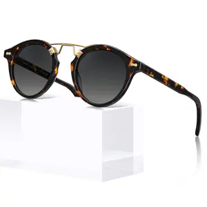 CARFIA Italy Mirrored Polarized Sunglasses for Women UV Protection，Retro Women's Shades Driving Acetate Pink Eyewear，Summer 2026 Beach de sol para mujer